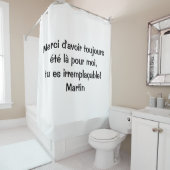 Aanpasbaar douchekop van 100% douchegordijn