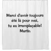 Aanpasbaar douchekop van 100% douchegordijn (Voorkant)