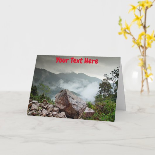 Aanpasbaar Ecuador Kaart (Gele Bloem)