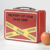 Aanpasbaar "Eigenschap van" met waarschuwingstape (In situ)