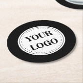 Aanpasbaar, elegant, krachtig en verfijnd ronde kartonnen onderzetter (Gebogen)