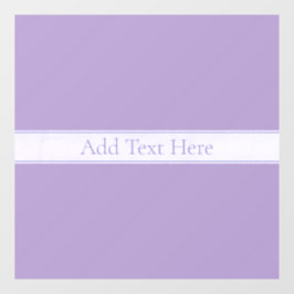 Aanpasbaar Elegant Licht Lavendel Paars Raamsticker