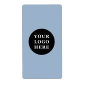 Aanpasbaar, elegant, moedig & verfijnd etiket (Voorkant)