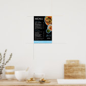 Aanpasbaar Elegant Restaurant Menu Poster (Keuken)