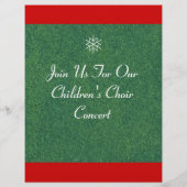 Aanpasbaar evenement: kerstprogramma flyer (Achterkant)