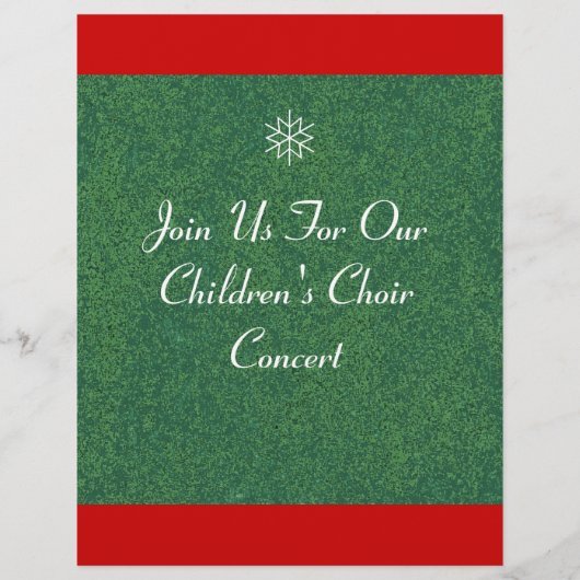 Aanpasbaar evenement: kerstprogramma flyer (Achterkant)