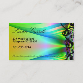 aanpasbaar fractaal visitekaartje