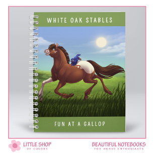 Aanpasbaar Galopperend Appaloosa Paard Notitieboek