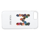 Aanpasbaar Gemstone-Initiaal "M" Case-Mate iPhone Case (Achterkant (Horizontaal))