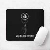 Aanpasbaar Godin Symbool Muismat (Met muis)