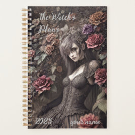 Aanpasbaar - "Gothic Witch Roos" Planner