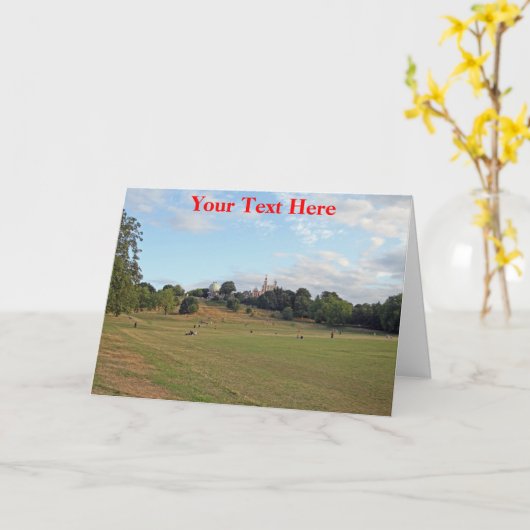 Aanpasbaar Greenwich Park, Londen Kaart (Gele Bloem)