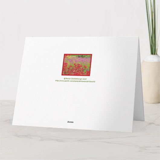 Aanpasbaar Groot Maat Happy 90th Verjaardag/bloeme Kaart (Achterkant)