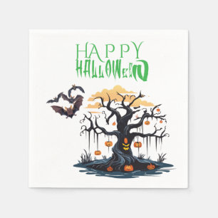 Aanpasbaar Halloween plezier  Servet