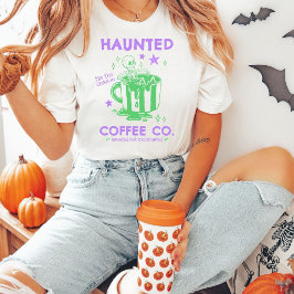 Aanpasbaar Haunted Coffee Co T-shirt