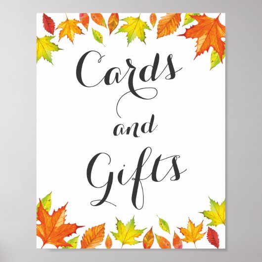 Aanpasbaar herfstbord, decoratie met herfstbladere (Voorkant)