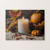 Aanpasbaar herfstthema legpuzzel (Horizontaal)