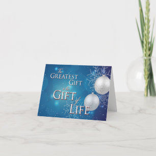 Aanpasbaar Het Grootste Geschenk is het Geschenk v Feestdagen Kaart