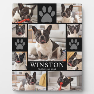 Aanpasbaar huisdierhond-herinneringsfoto-aandenken fotoplaat