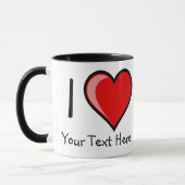 Aanpasbaar I hart Mok (Links)