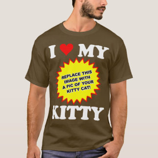 AANPASBAAR Ik hou van mijn kitty T-shirt