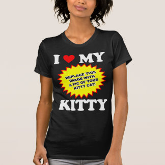 AANPASBAAR Ik hou van mijn kitty T-shirt