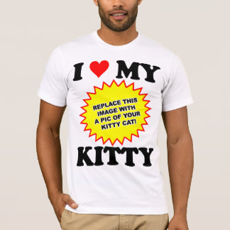 AANPASBAAR Ik hou van mijn kitty T-shirt