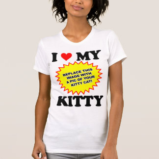 AANPASBAAR Ik hou van mijn kitty T-shirt