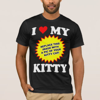 AANPASBAAR Ik hou van mijn kitty T-shirt