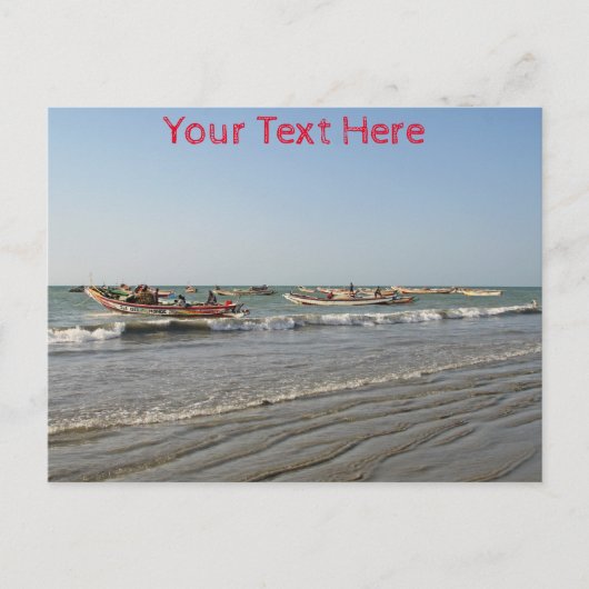 Aanpasbaar in Gambia Briefkaart (Voorkant)