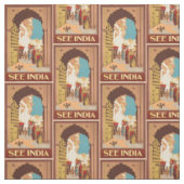 Aanpasbaar India reisweefsel Stof (Swatch)
