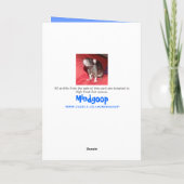 aanpasbaar jaarnummer Dumbo rat Verjaardagskaart Kaart (Achterkant)