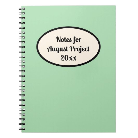 aanpasbaar journaal notitieboek (Voorkant)