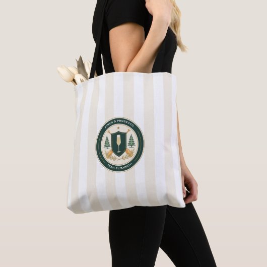 Aanpasbaar Kamp Bachelorette-weekend Tote Bag (Dichtbij)
