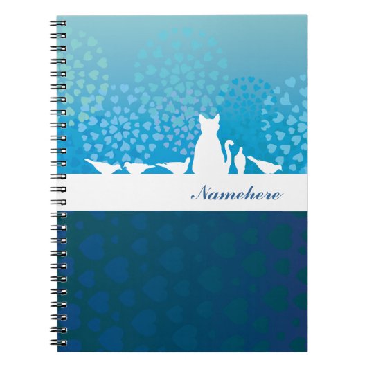 Aanpasbaar: Kat & co Notitieboek (Voorkant)