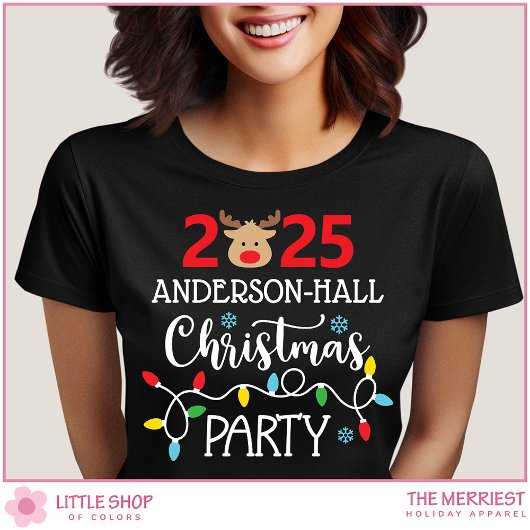 Aanpasbaar Kerstfeest voor het hele gezin T-shirt