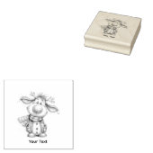 Aanpasbaar Kerstmis Rubberstempel (Gestempeld)