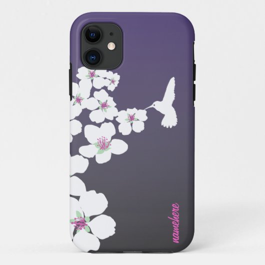 Aanpasbaar: Kolibrie Case-Mate iPhone Case (Achterkant)