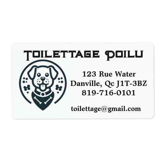 Aanpasbaar label (Voorkant)