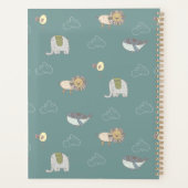Aanpasbaar Leuke Scandinavische Dieren Patroon Planner (Achterkant)