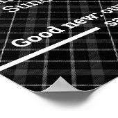 Aanpasbaar logo en tekst Zakelijke openingstijden  Poster (Hoek)