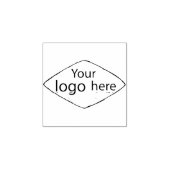 Aanpasbaar logo-ontwerp rubberen stempel (Afrduk)