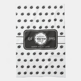 Aanpasbaar logo voor koffiezaak voor bedrijf B&W Theedoek