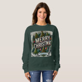 Aanpasbaar Merry Christmas Shirt - Jouw namen toev (Voorkant volledig)