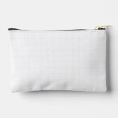 Aanpasbaar Minimalistische Witte Raster Textuur Etui (Achterkant)