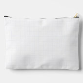 Aanpasbaar Minimalistische Witte Raster Textuur Etui (Achterkant)