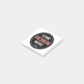 Aanpasbaar, modern, strak & tijdloos post-it® notes (Schuin)