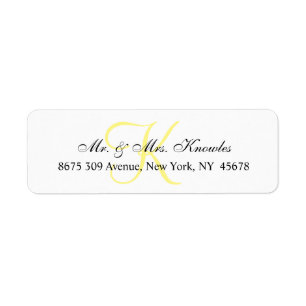 Aanpasbaar Monogram ✨ Chic & Uniek Persoonlijk Etiket