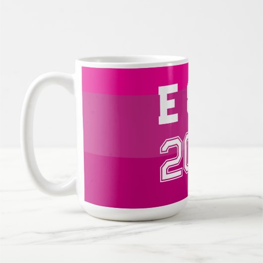 "Aanpasbaar monogram en jaren Koffiemok (Links)