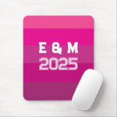 "Aanpasbaar monogram en jaren Muismat (Met muis)